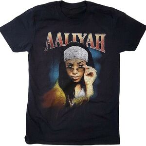 Y2K Vintage Aaliyah Graphic Tee T-Shirt